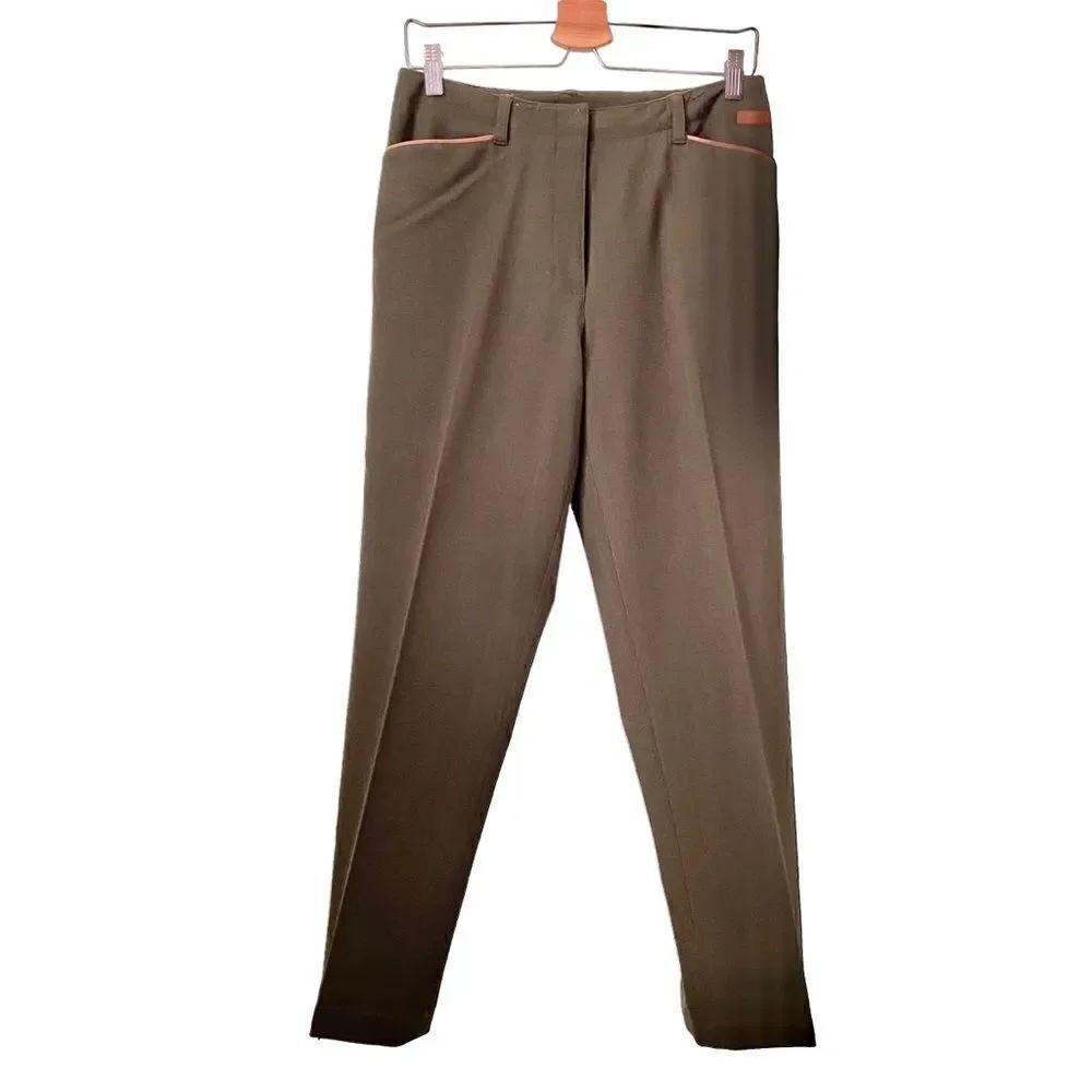 Lauren Ralph Lauren Green Trousers with Pockets in Size 8